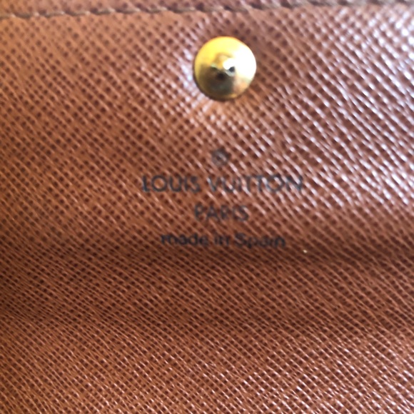 Louis Vuitton Sarah Monogram Leather Wallet Authentic with flaws Made in Italy - Picture 5 of 14